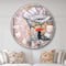 Designart 'Love In Paris Iv French Country Wall Clock